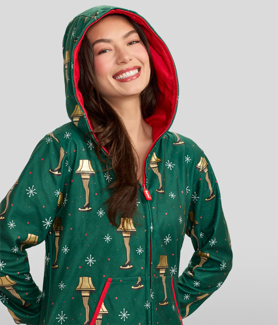 Women's Christmas Story Leg Lamp Jumpsuit - Image 4