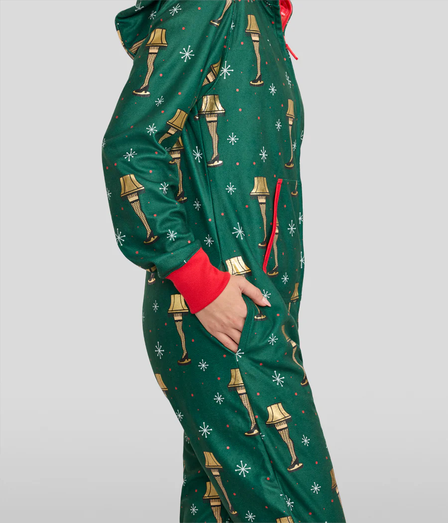 Women's Christmas Story Leg Lamp Jumpsuit - Image 6