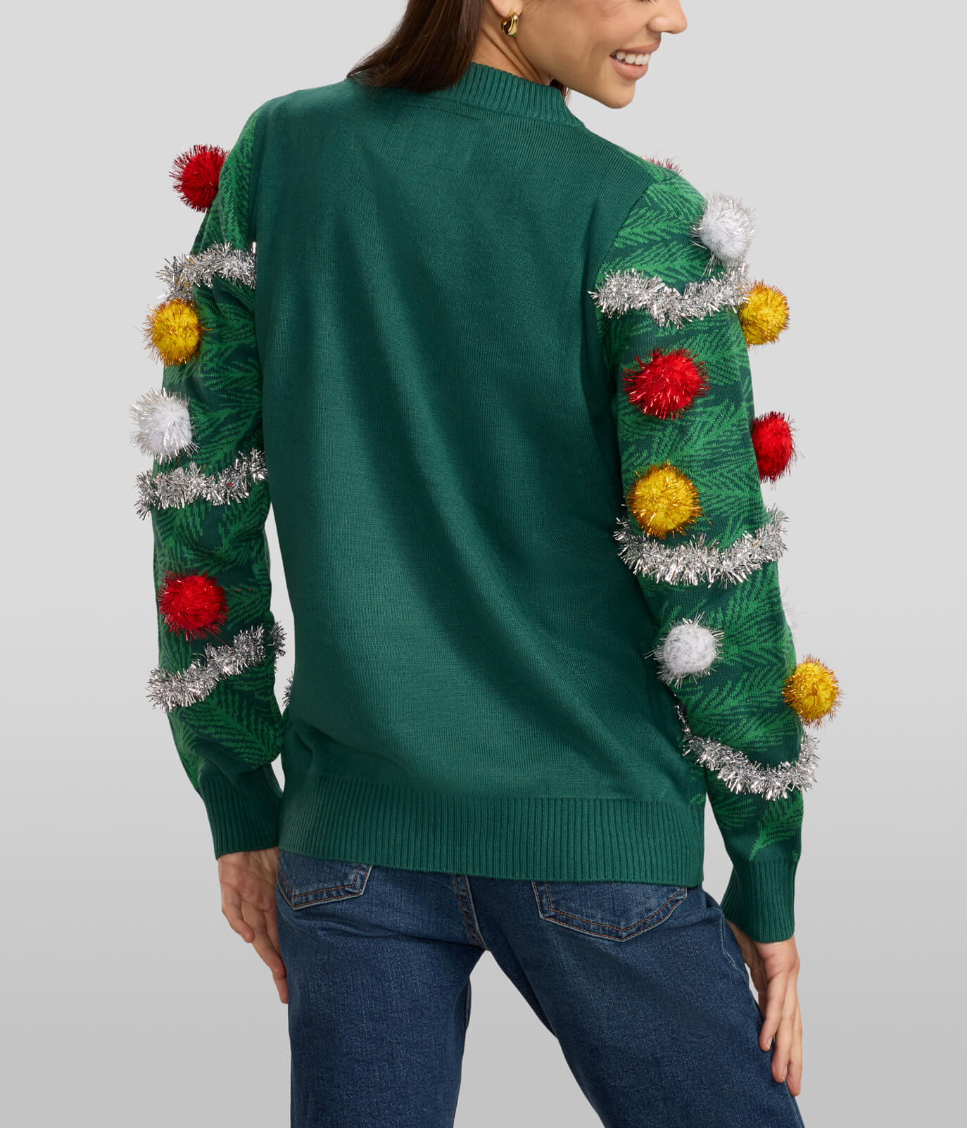 Women's Squirrelin' Around Ugly Christmas Sweater - Image 3
