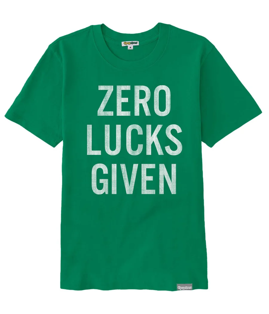 Women's Zero Lucks Given Oversized Boyfriend Tee - Image 2