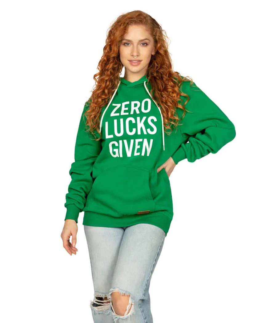 Women's Zero Lucks Given Hoodie - Image 2