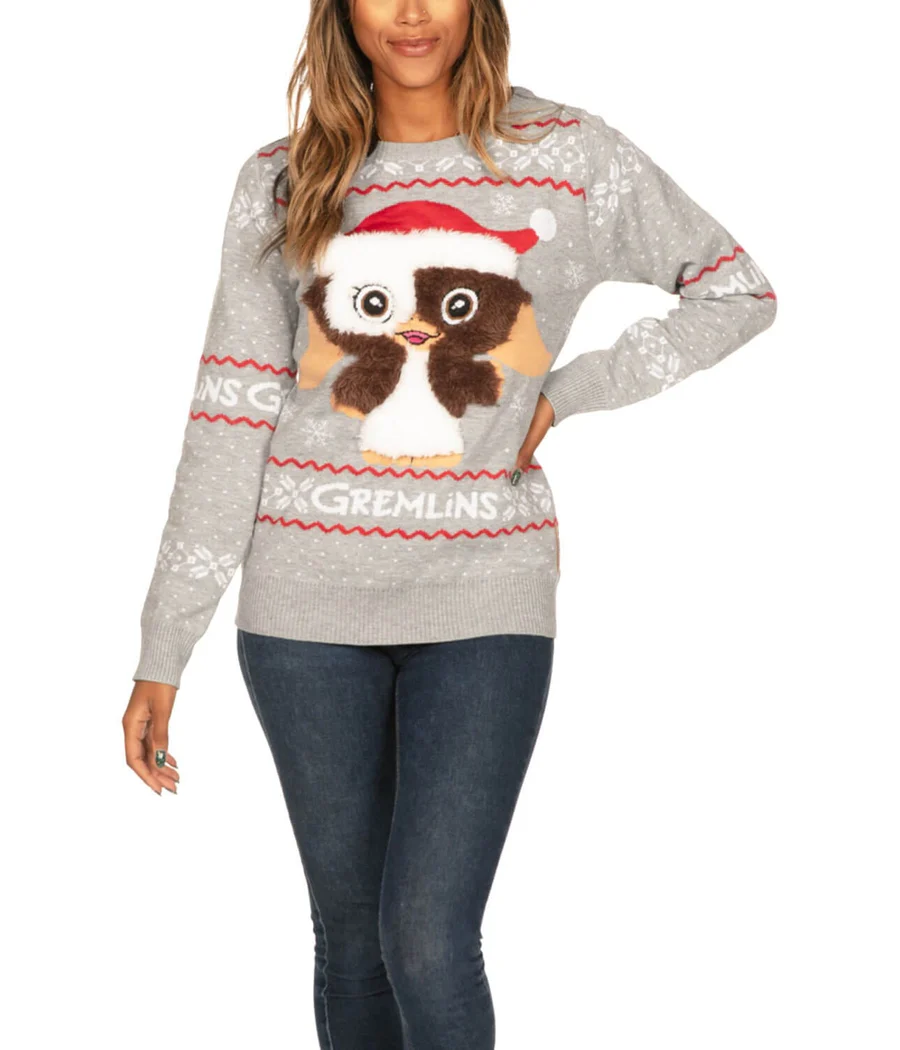 Women's Gremlins Ugly Christmas Sweater - Image 3