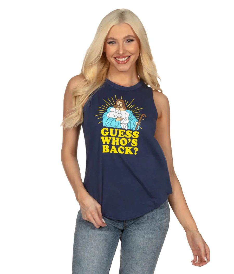 Women's Guess Who's Back Tank Top - Image 2