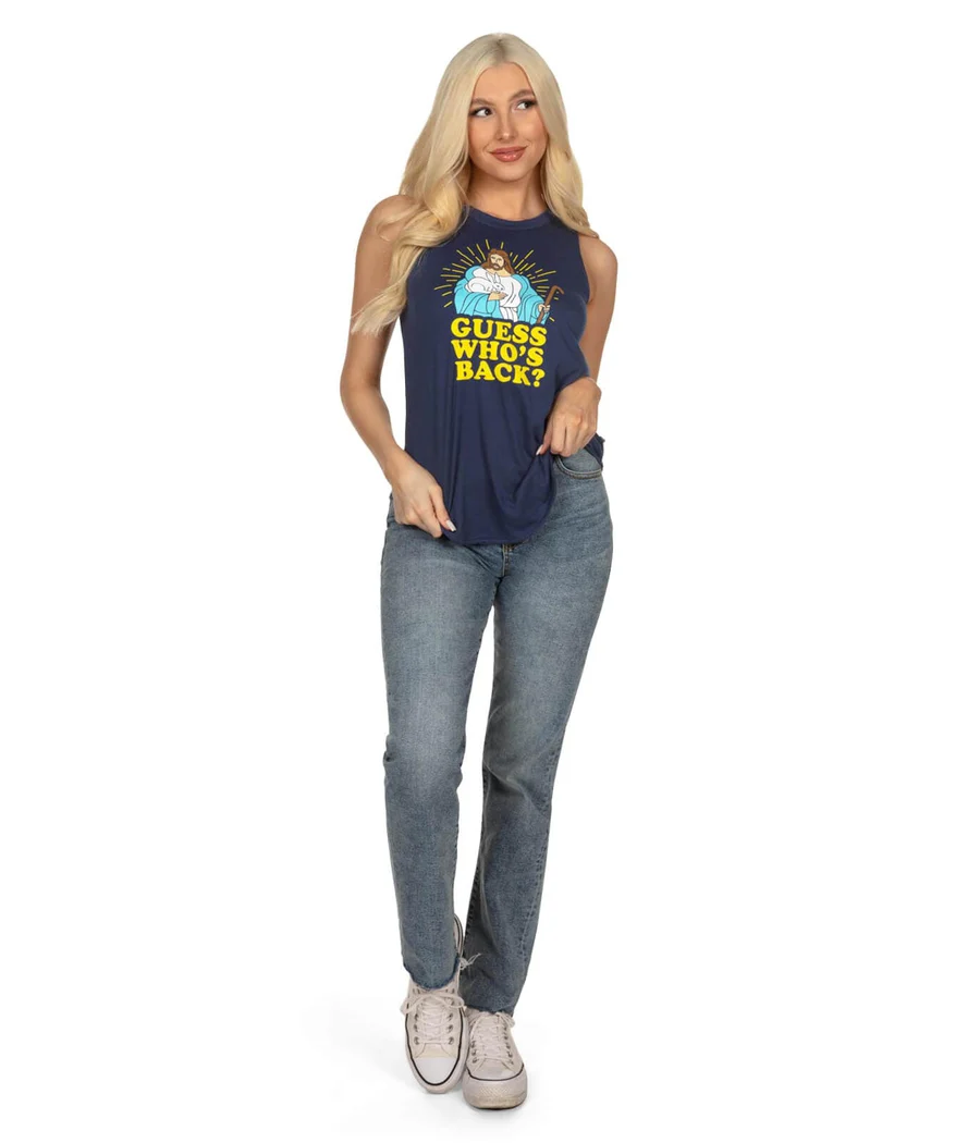 Women's Guess Who's Back Tank Top - Image 3