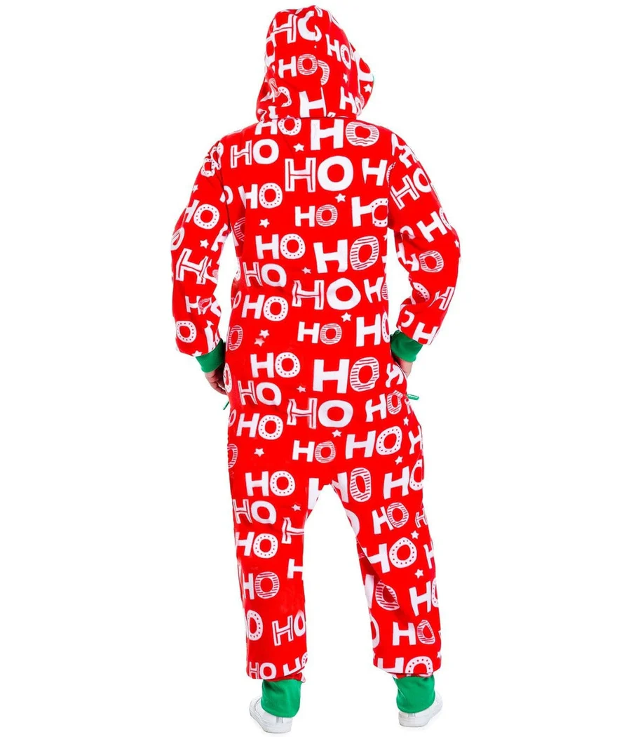 Women's Ho Ho Ho Plus Size Jumpsuit - Image 3