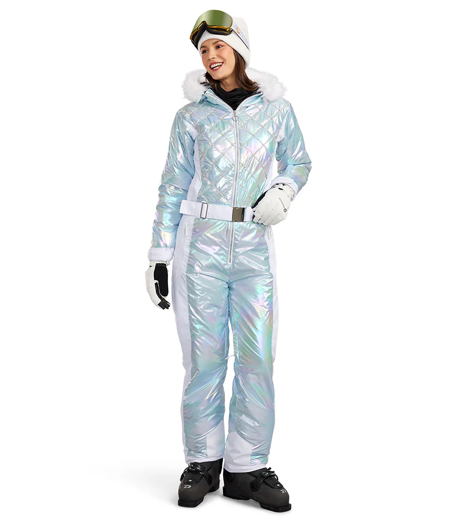 Women's Iridescent Ice Queen Ski Suit - Image 12