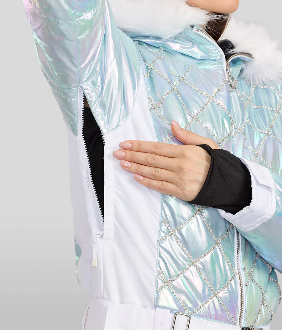 Women's Iridescent Ice Queen Ski Suit - Image 6