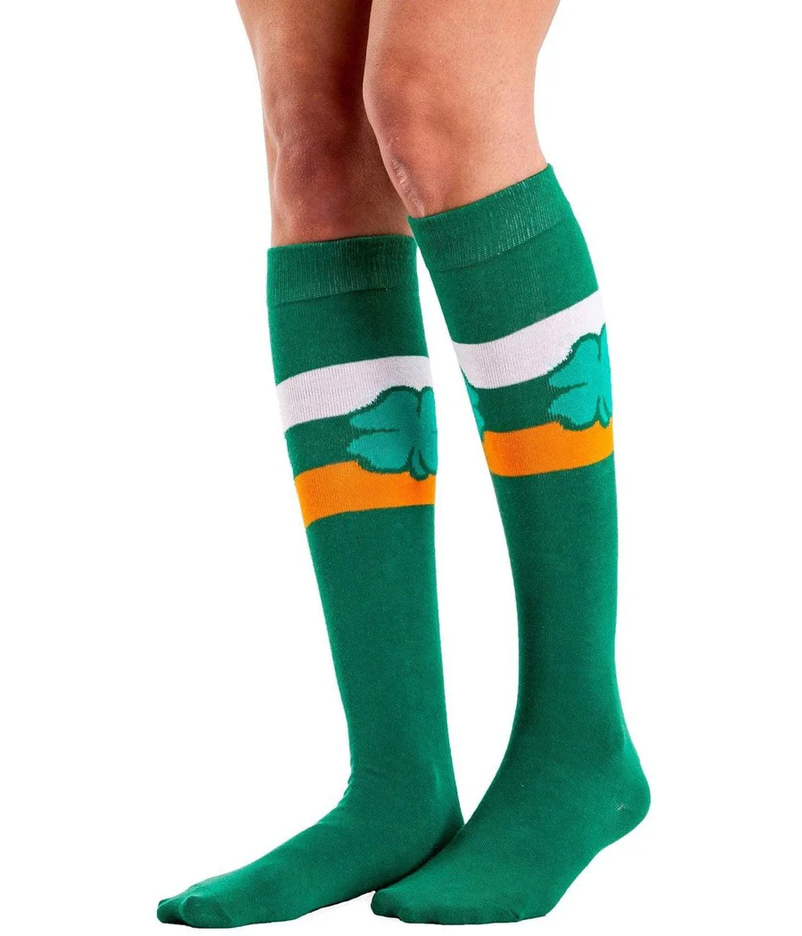 Women's Irish Pride Knee High Socks (Fits Sizes 6-11W) - Image 2