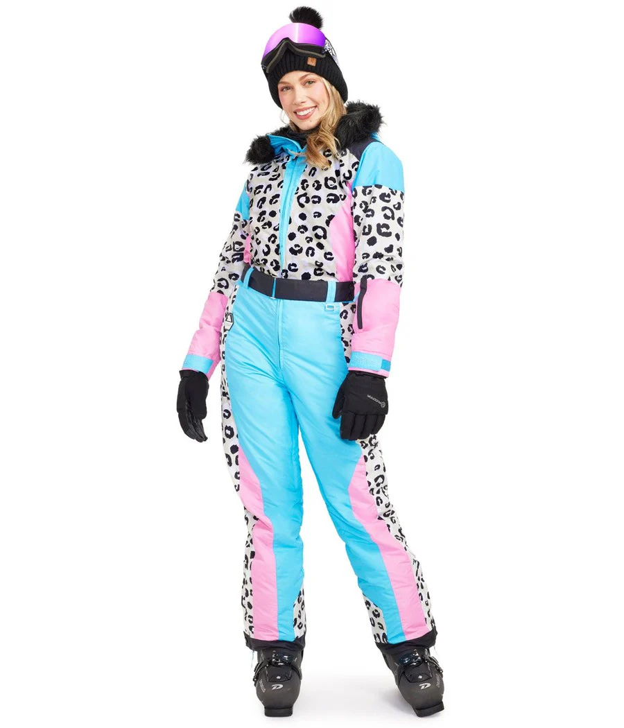 Women's Snow Leopard Snow Suit - Image 8