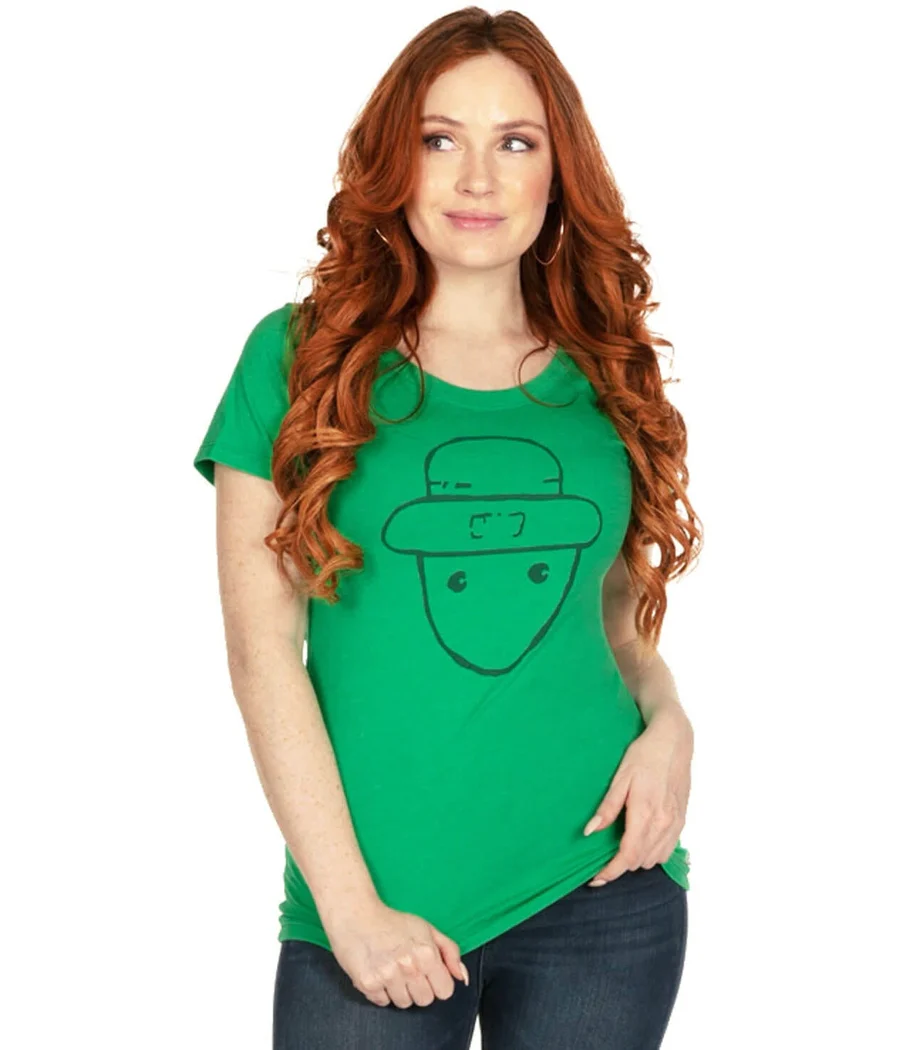 Women's Leprechaun Sketch Tee - Image 3