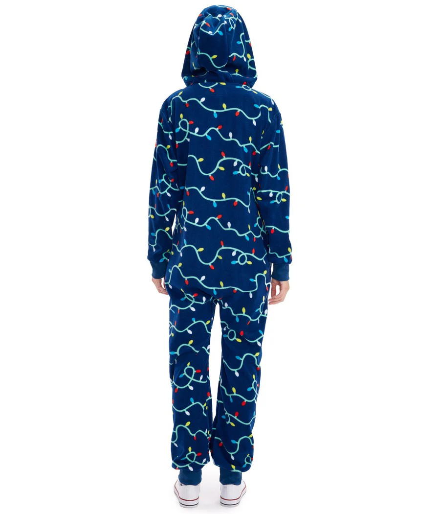 Women's String of Lights Light Up Jumpsuit - Image 2