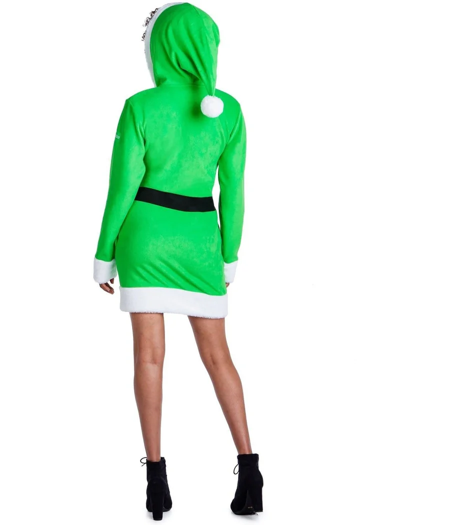 Women's Little Helper Fleece Cozy Dress - Image 5