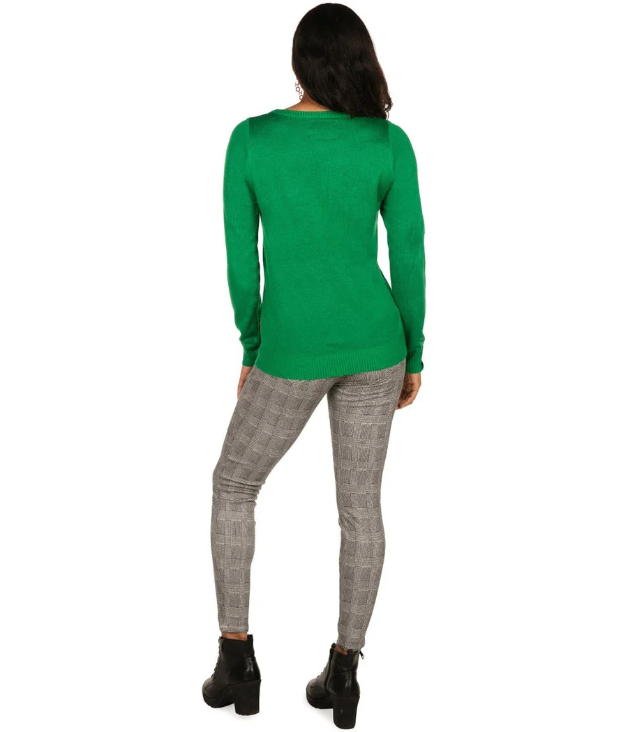 Women's Lookin' Like a Snack Ugly Christmas Sweater - Image 2