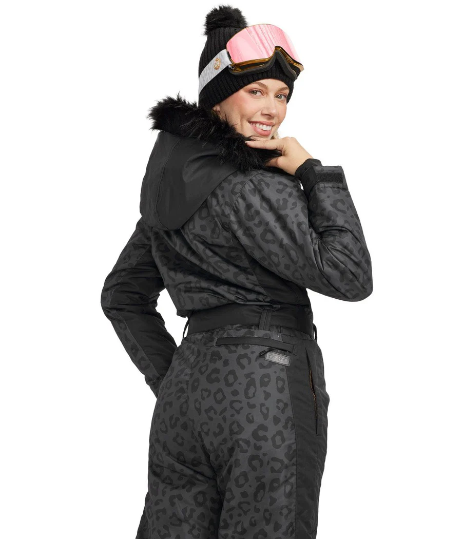 Women's Midnight Leopard Snow Suit - Image 4
