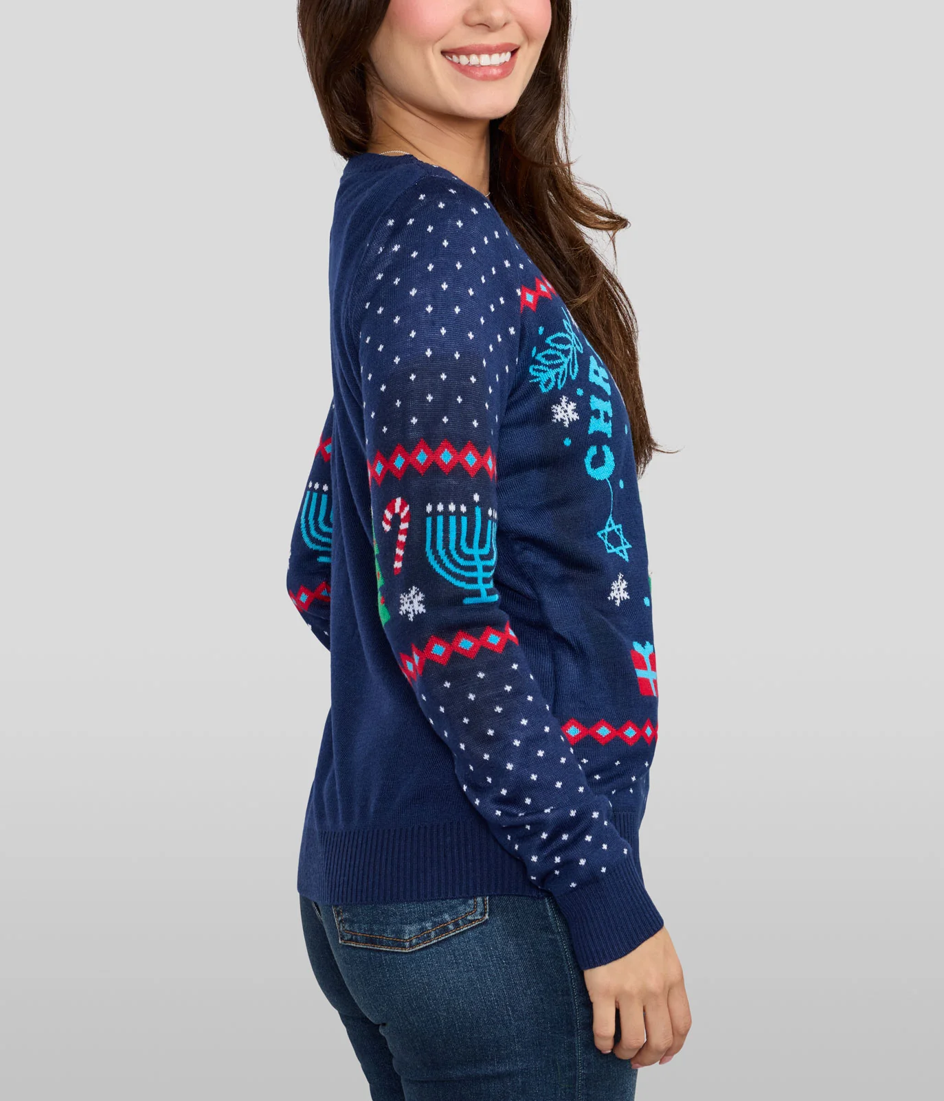 Women's Chrismukkah Light Up Sweater - Image 3