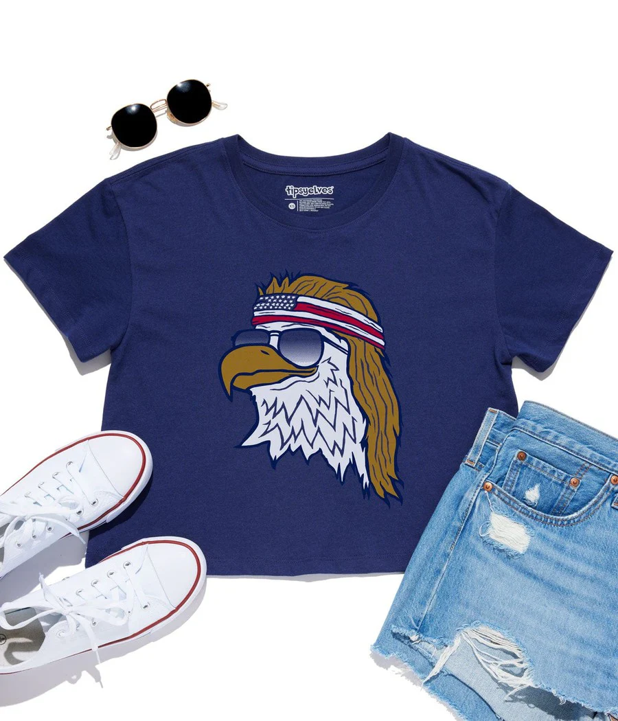 Women's Epic Eagle Cropped Tee - Image 2
