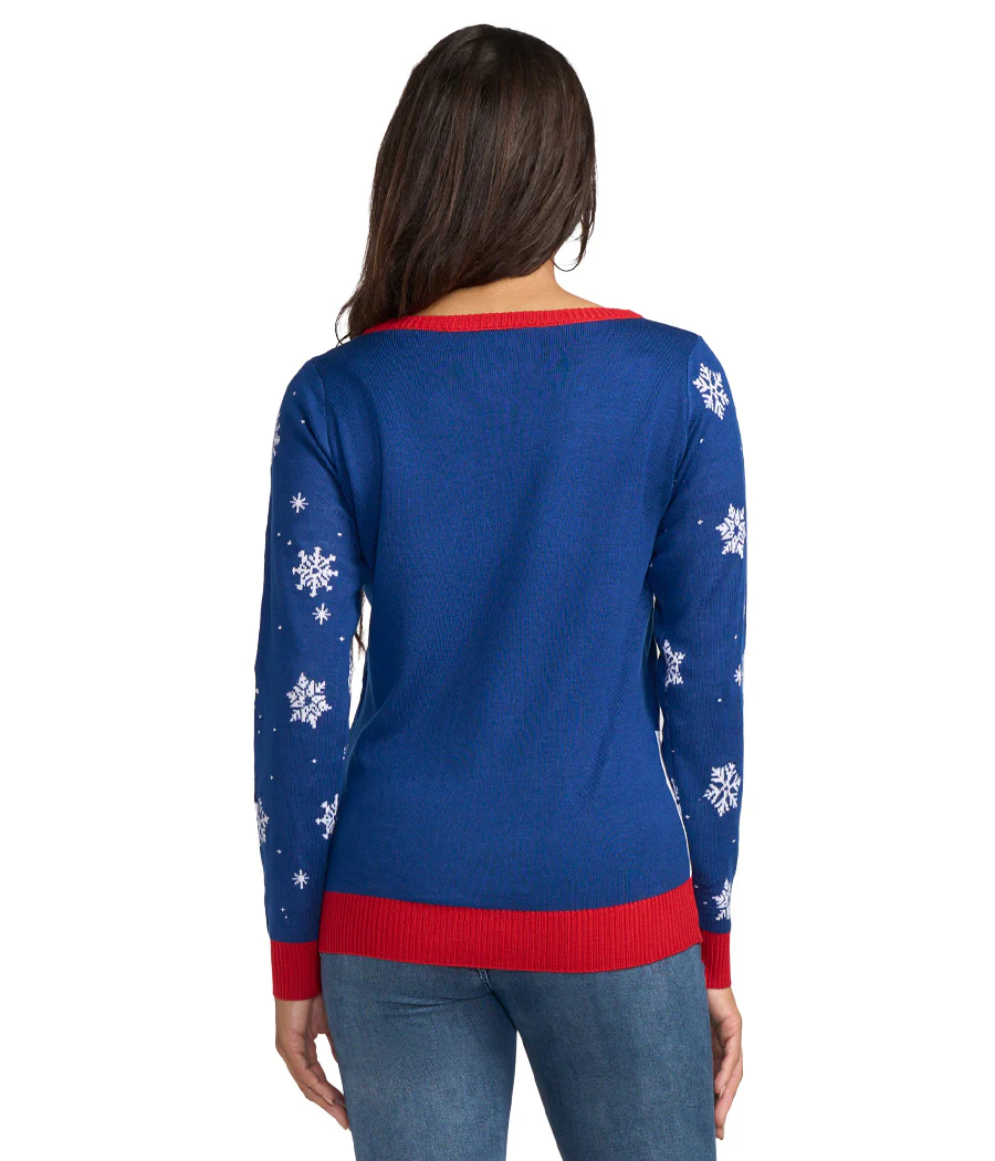 Women's Rollin' With My Snowmies Ugly Christmas Sweater - Image 2