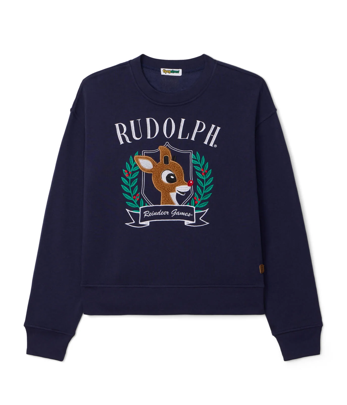 Women's Rudolph Wreath Sweatshirt - Image 5