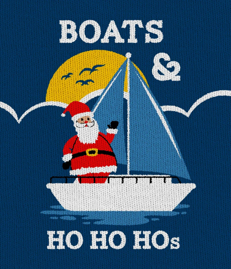 Women's Boats & Ho Ho Hos Ugly Christmas Sweater - Image 2