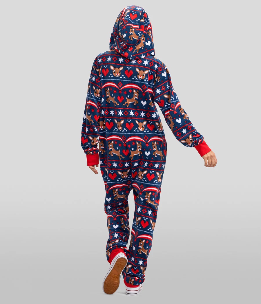 Women's Soaring Rudolph Christmas Jumpsuit - Image 2