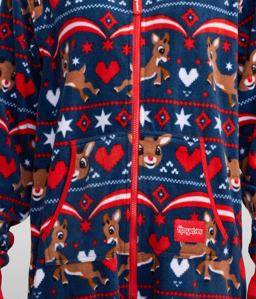 Women's Soaring Rudolph Christmas Jumpsuit - Image 3