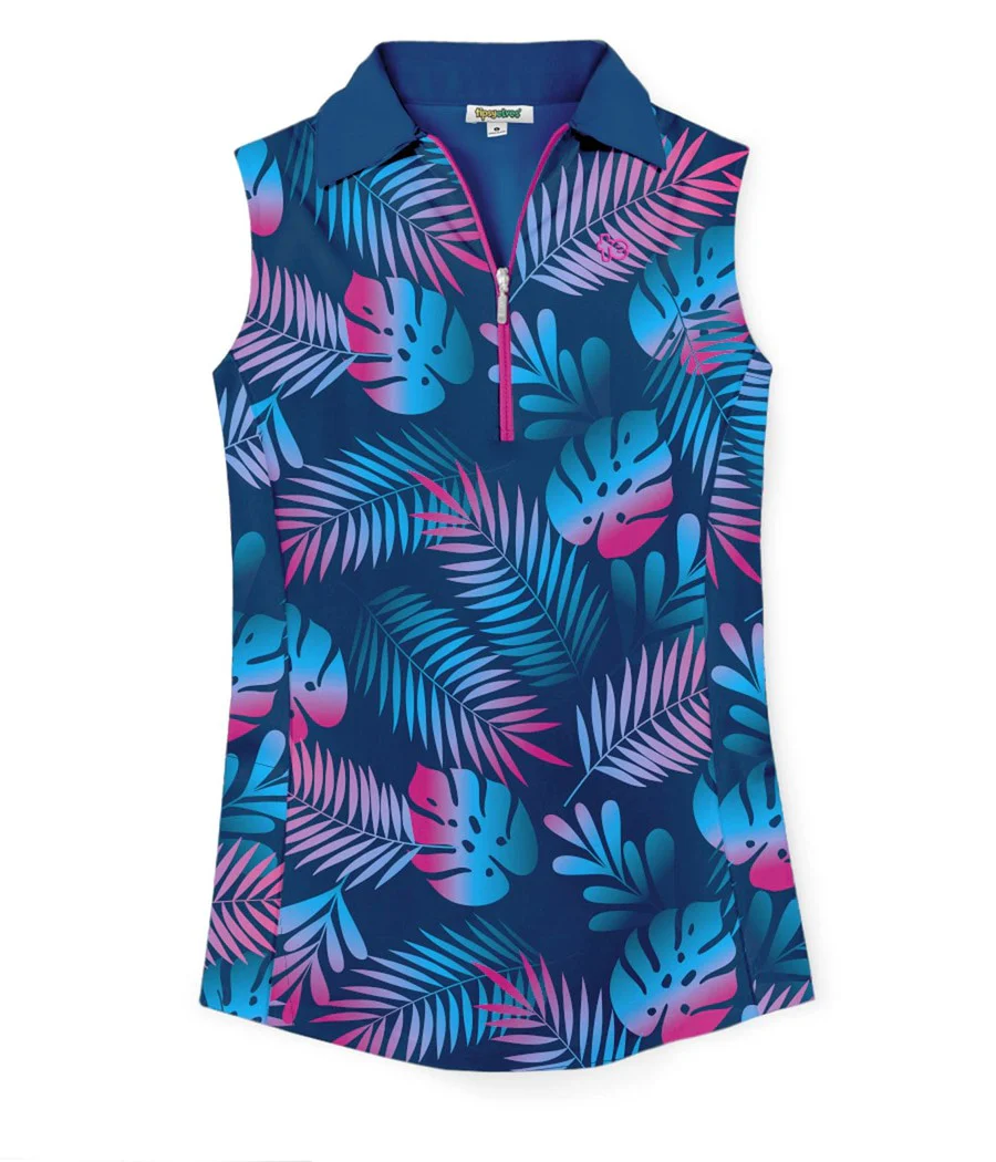 Women's Nighttime Tropics Pickleball Shirt - Image 6