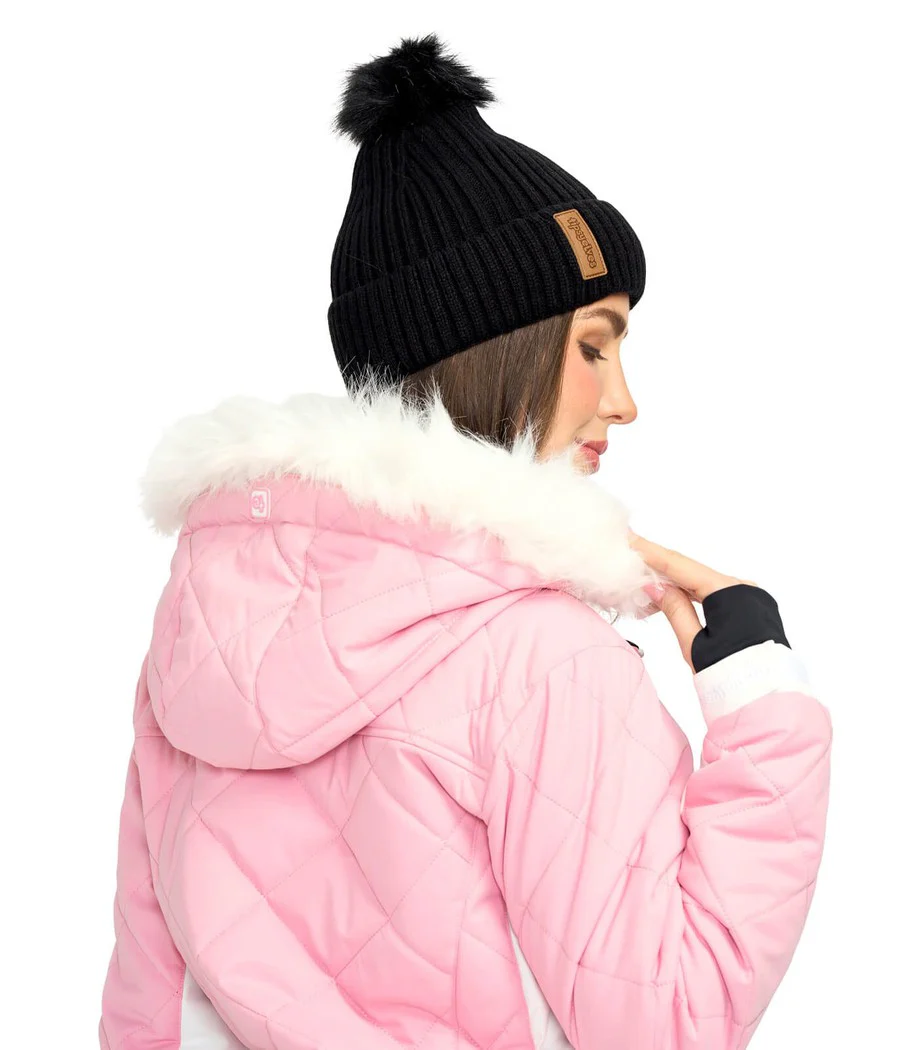 Women's Powder Pink Snowboard Jacket - Image 3