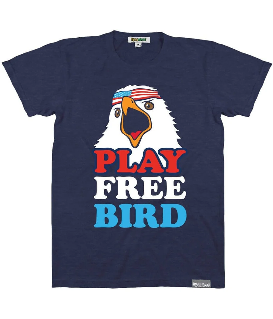 Women's Play Free Bird Oversized Boyfriend Tee - Image 3