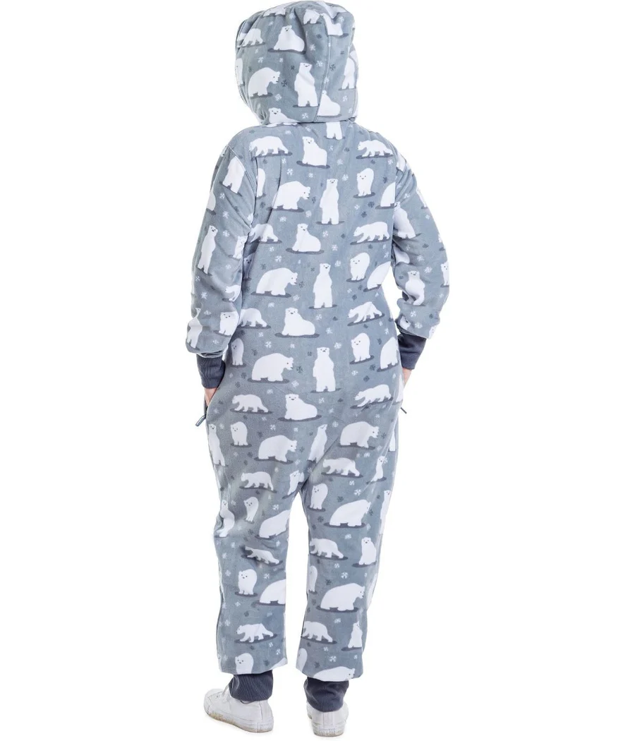 Women's Polar Bear Plus Size Jumpsuit - Image 3