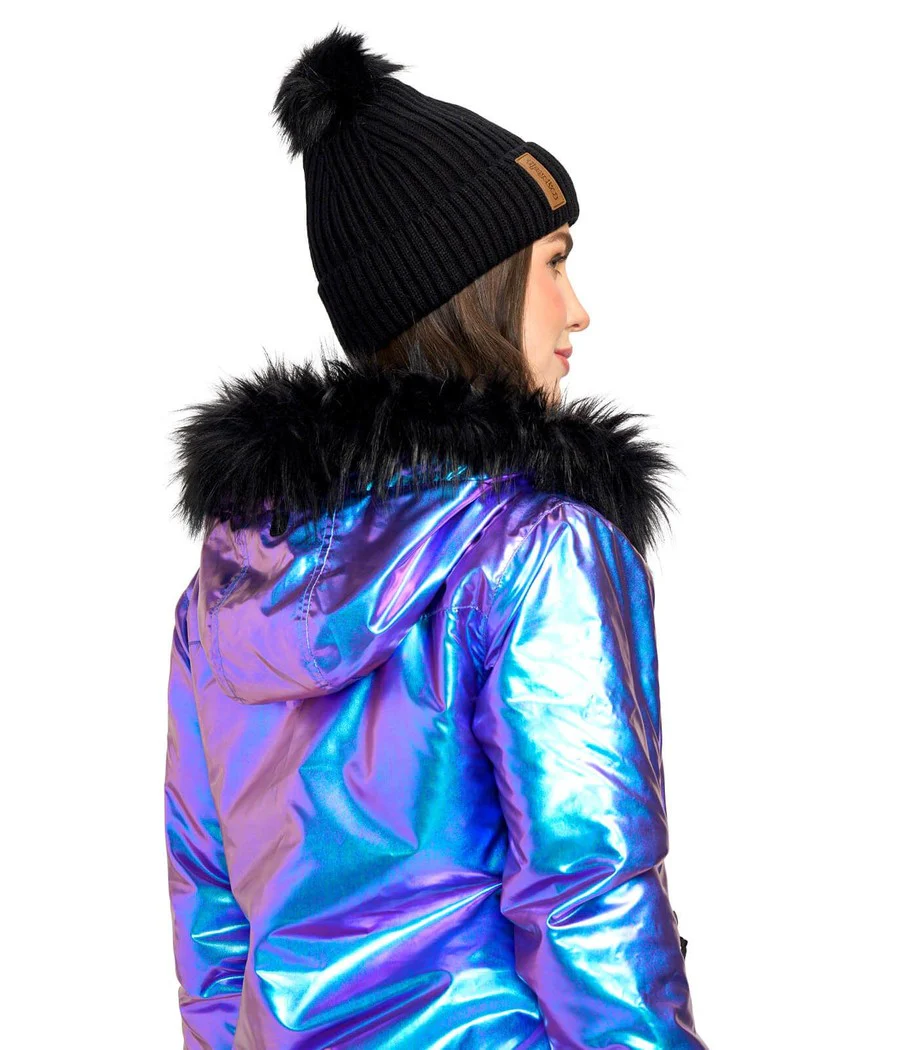 Women's Iridescent Iris Snow Jacket - Image 9