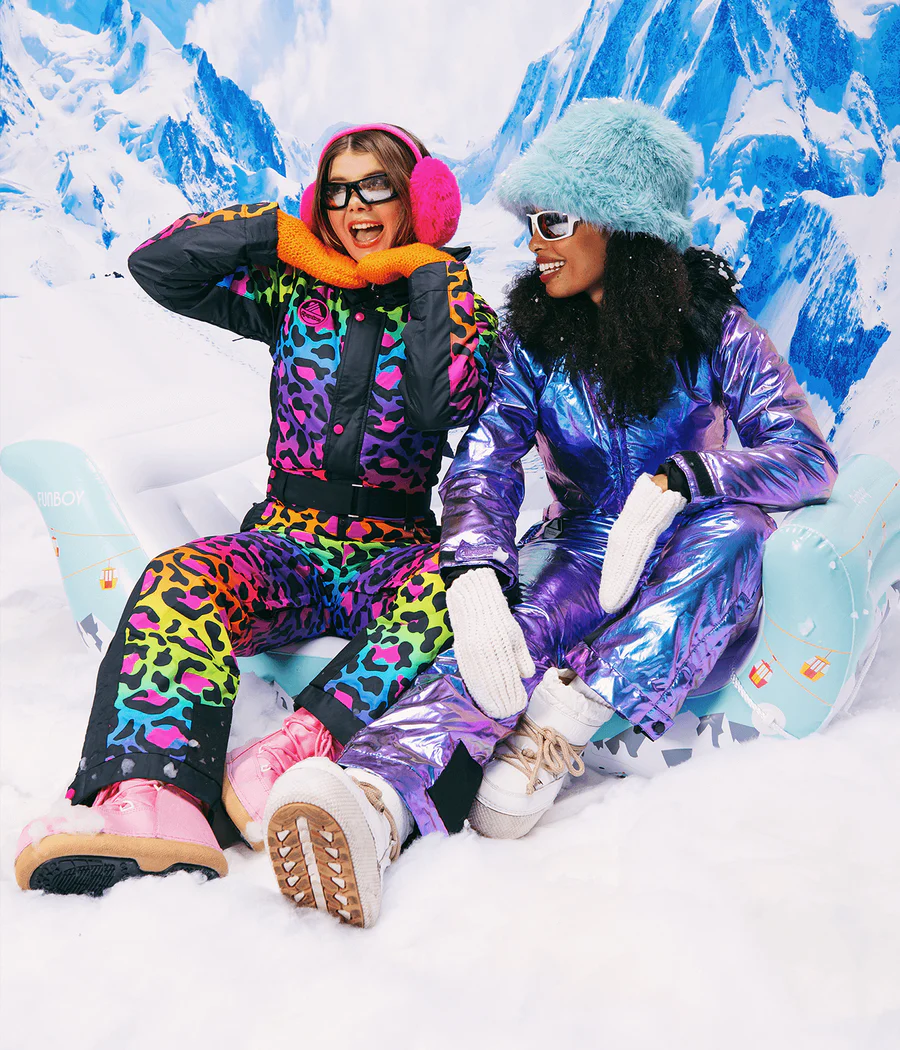 Women's 90's Leopard Snow Suit - Image 4