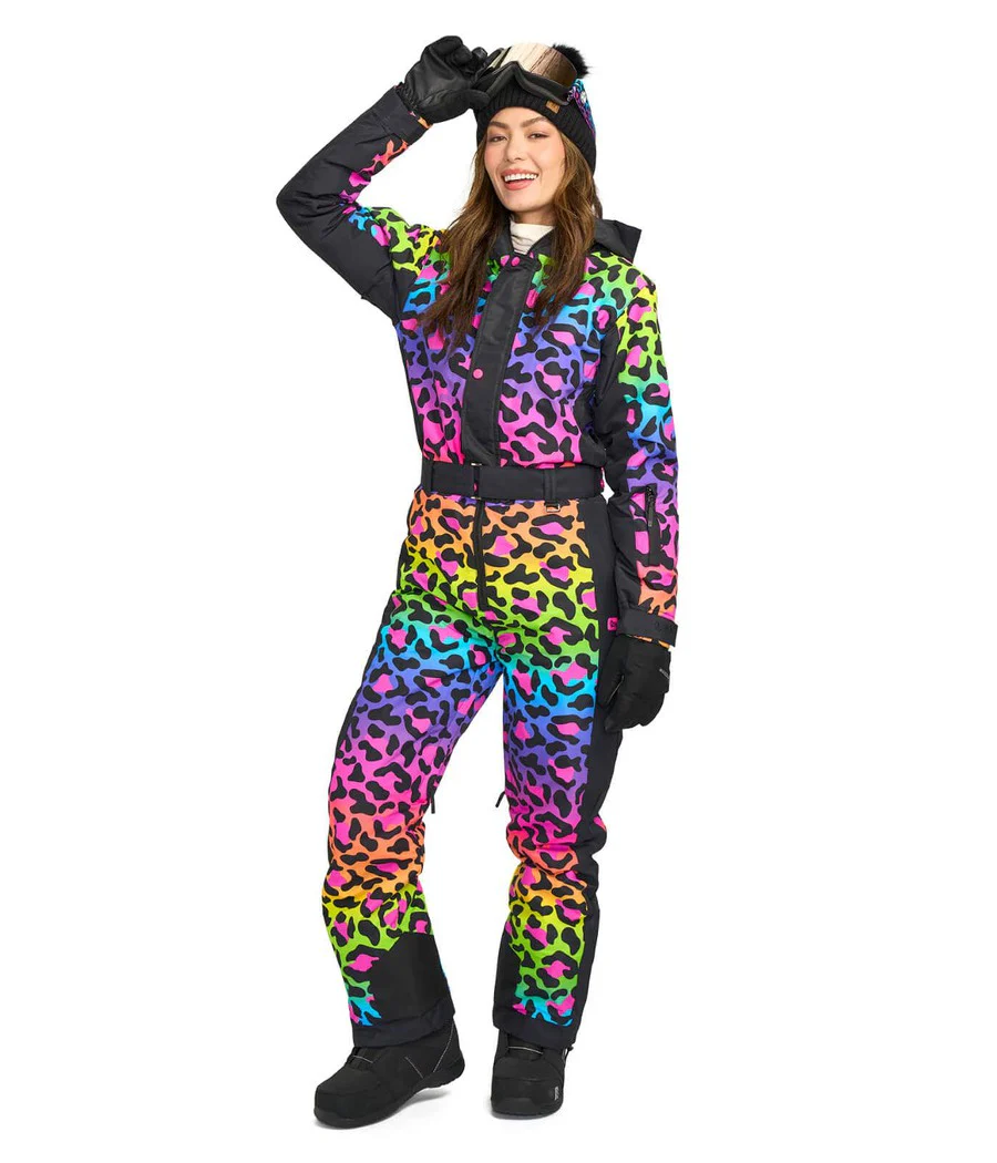 Women's 90's Leopard Snow Suit - Image 8