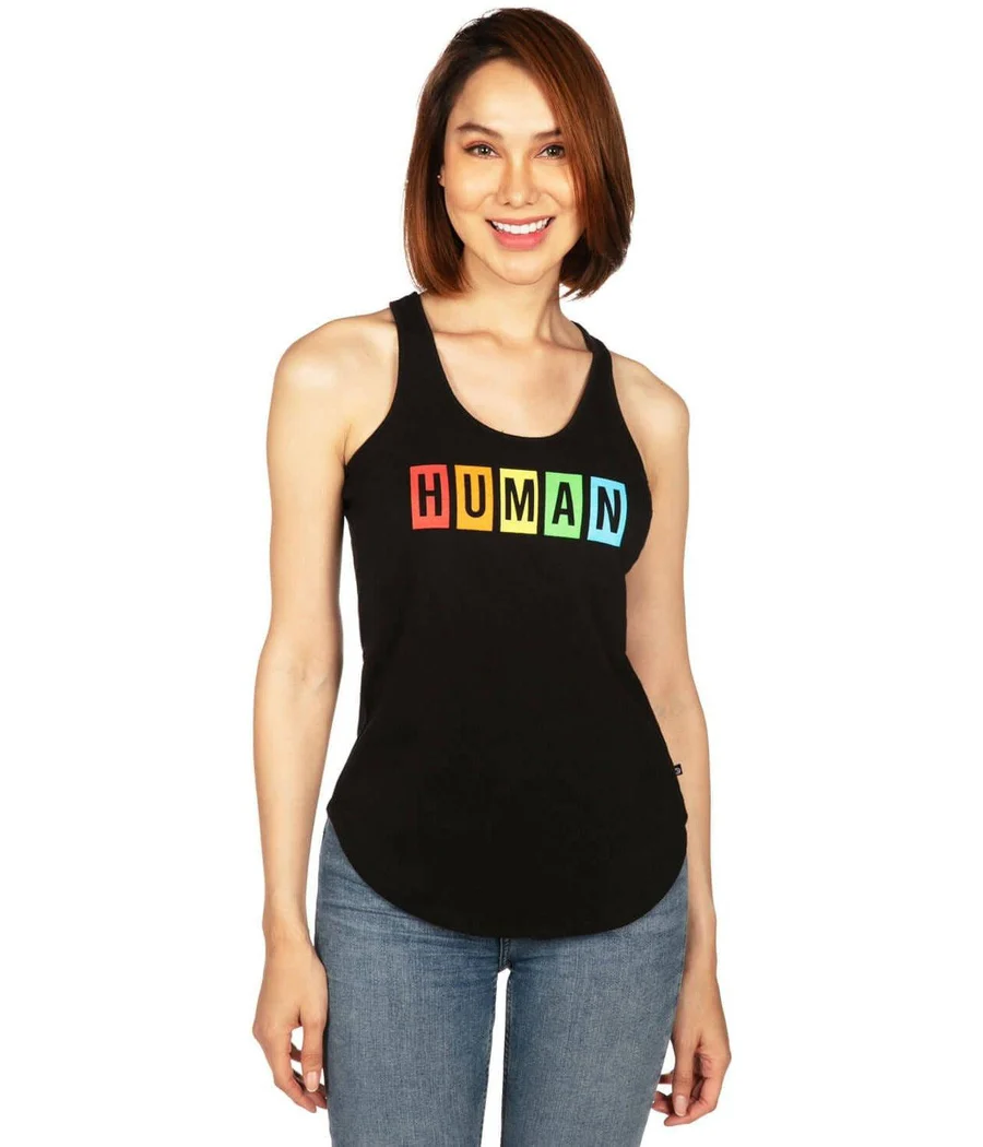 Proud Human Racerback Tank Top - Image 4