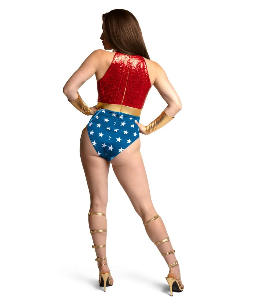 Women's Wonder Babe Bodysuit Costume - Image 2