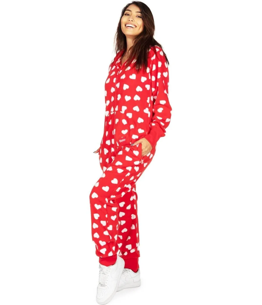 Women's Beating Hearts Jumpsuit - Image 5