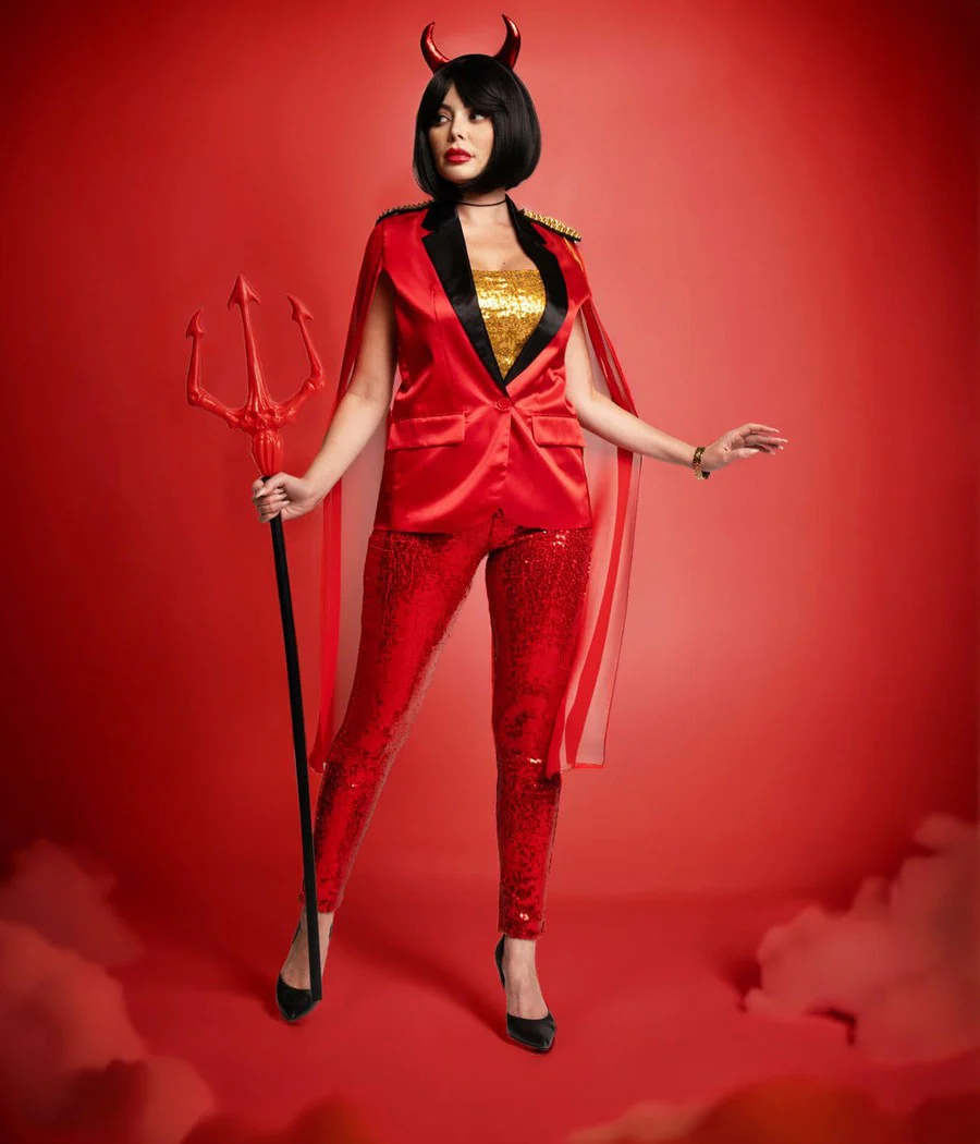 Women's Devil Costume - Image 4