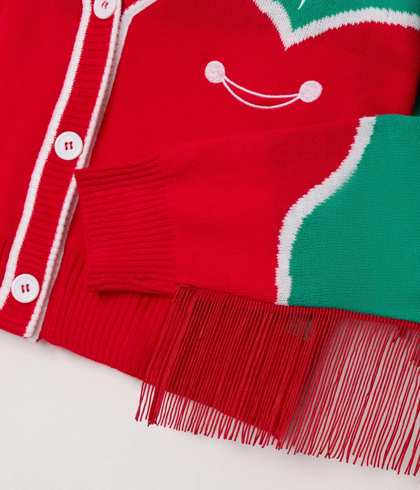 Women's Christmas Cowgirl Cropped Cardigan Sweater - Image 4