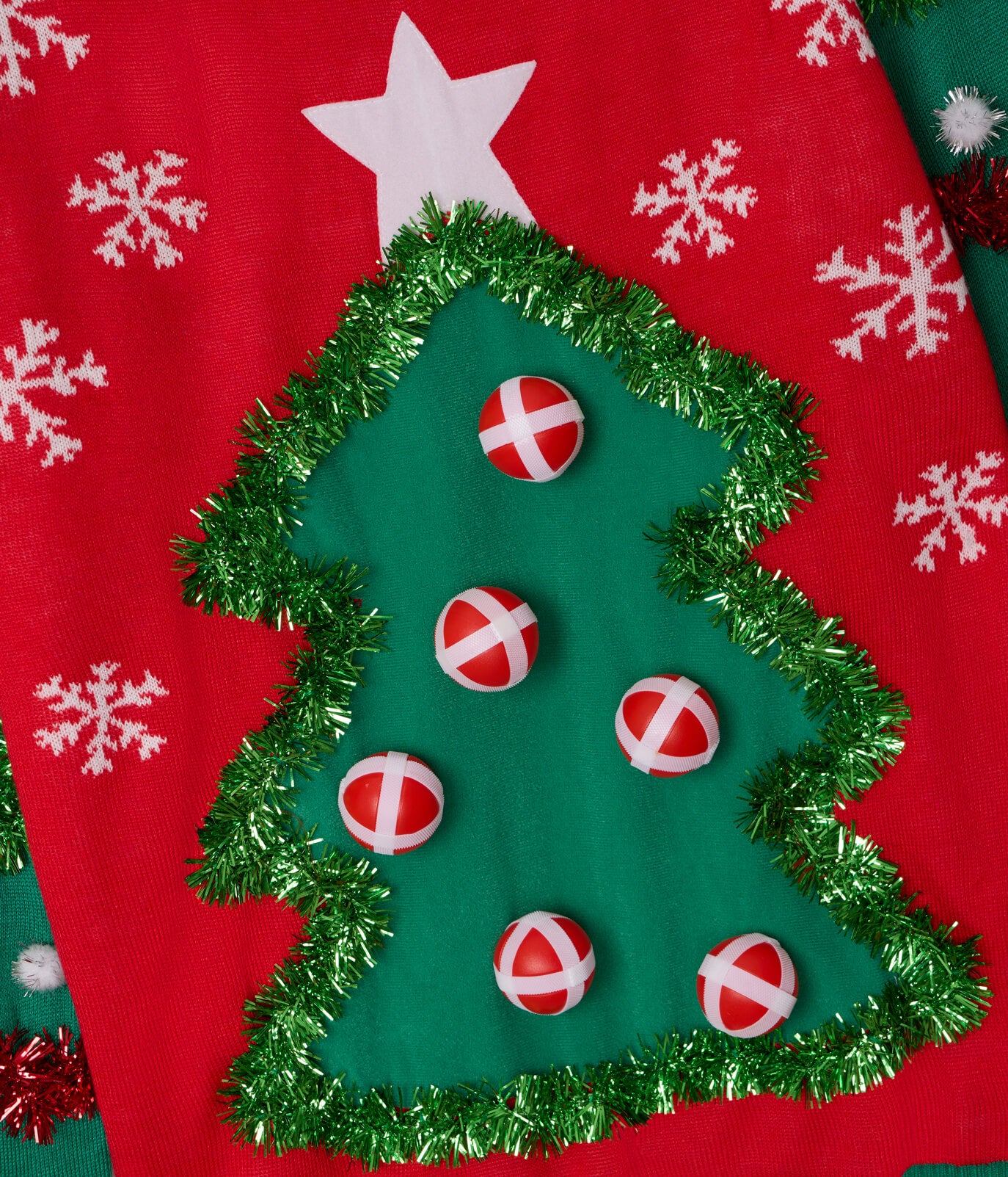 Women's Deck the Halls Game Ugly Christmas Sweater - Image 4