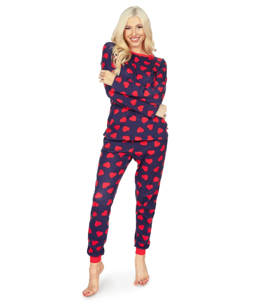 Women's Hearts on Fire Pajama Set - Image 3