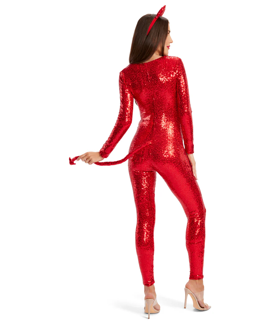 Sequin Devil Costume - Image 2