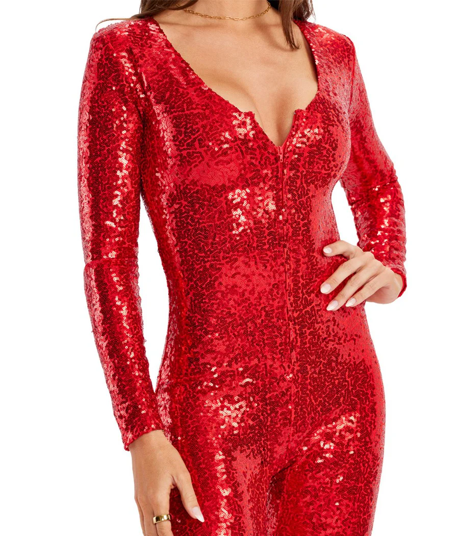 Sequin Devil Costume - Image 4