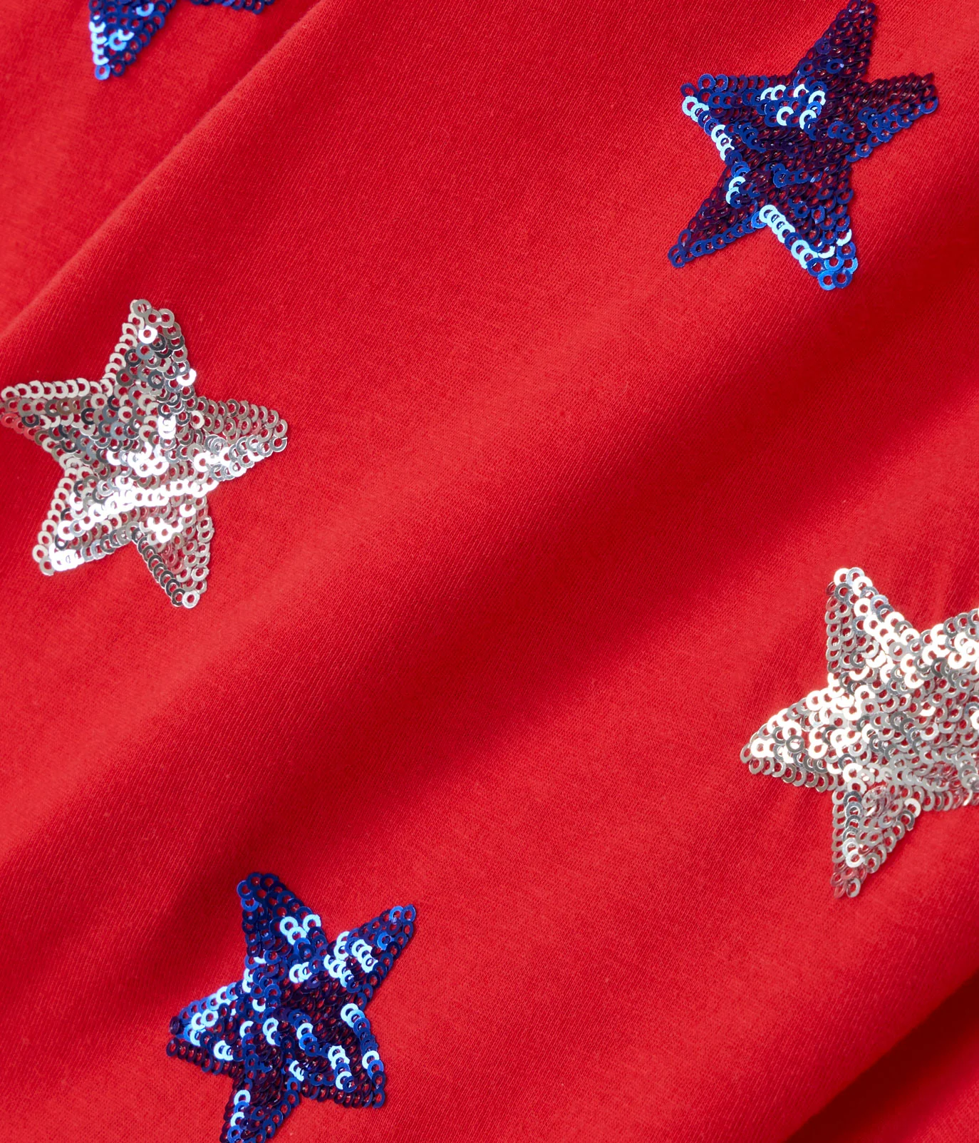 Women's Stars of Summer Sequin Cropped Tee - Image 2