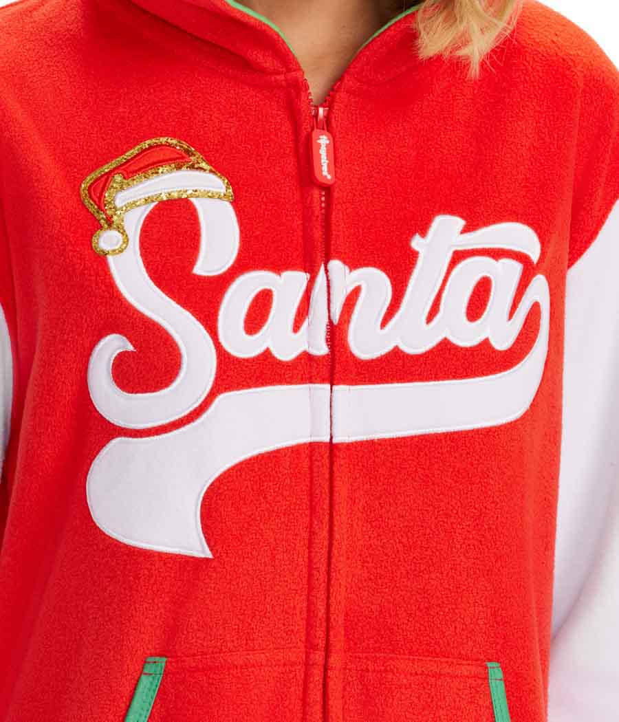 Women's Sporty Santa Jumpsuit - Image 4