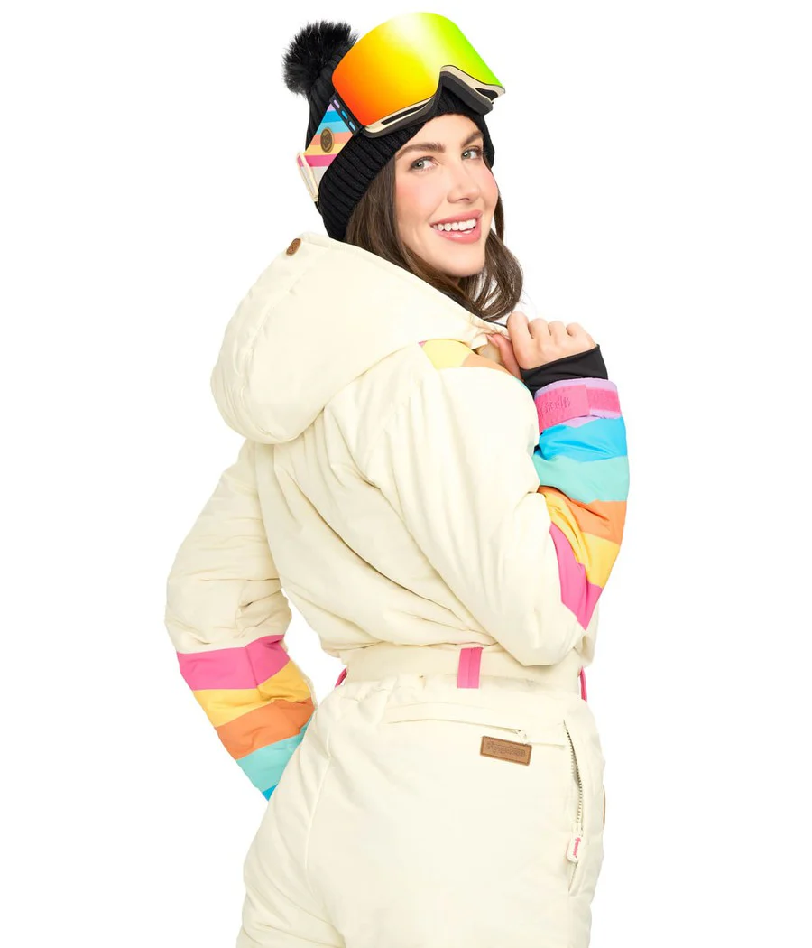 Women's Retro Rainbow Snow Suit - Image 4
