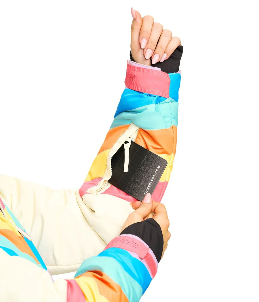 Women's Retro Rainbow Snow Suit - Image 7