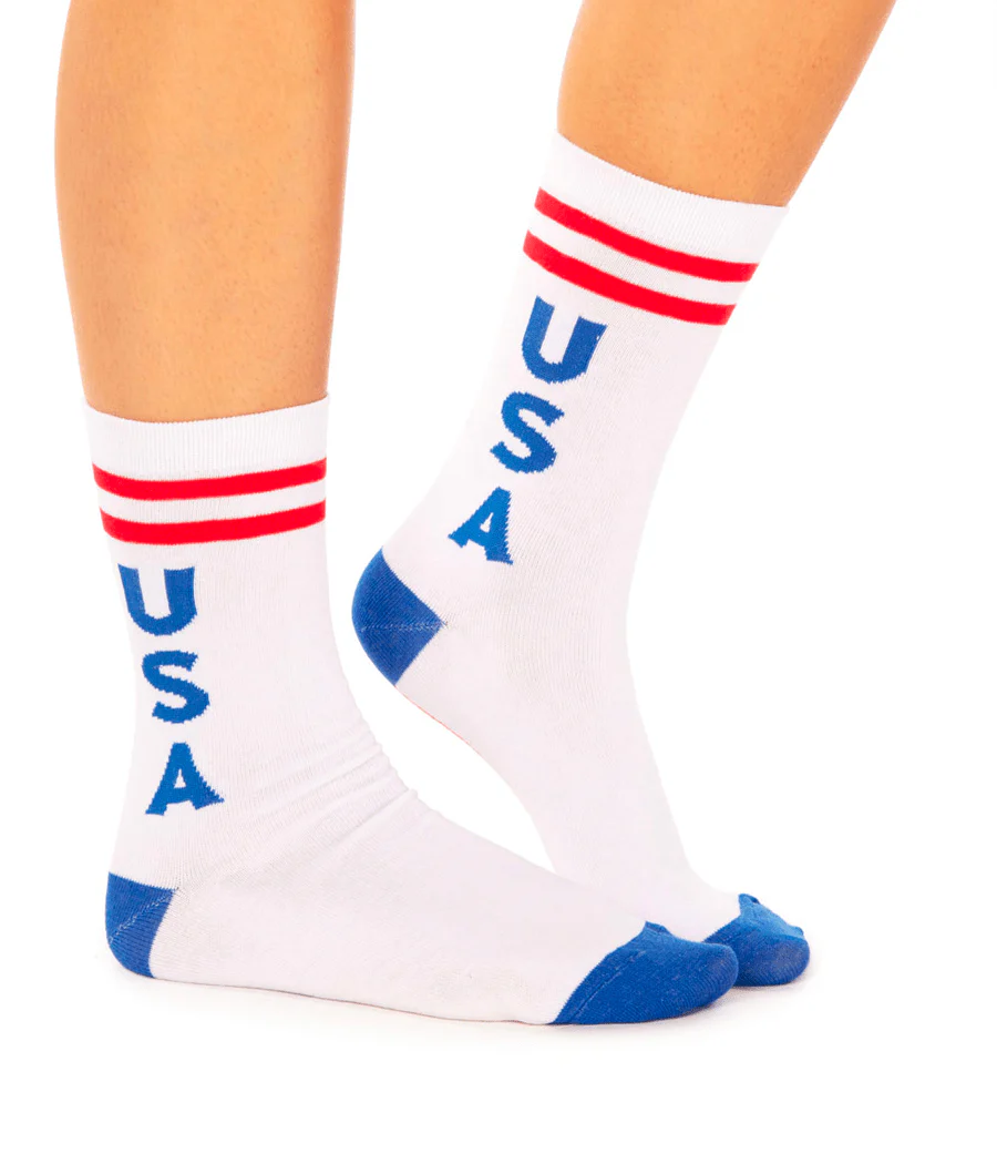 Women's Retro USA Socks (Fits Sizes 6-11W) - Image 2