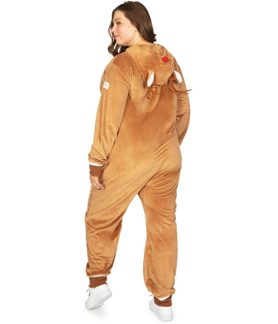 Women's Rudolph Plus Size Jumpsuit - Image 2