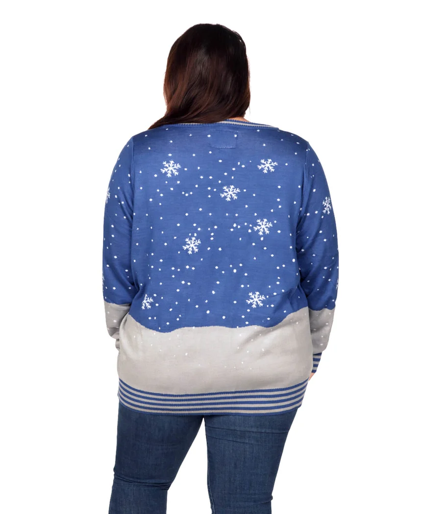 Women's Romantic Bumble Plus Size Ugly Christmas Sweater - Image 3