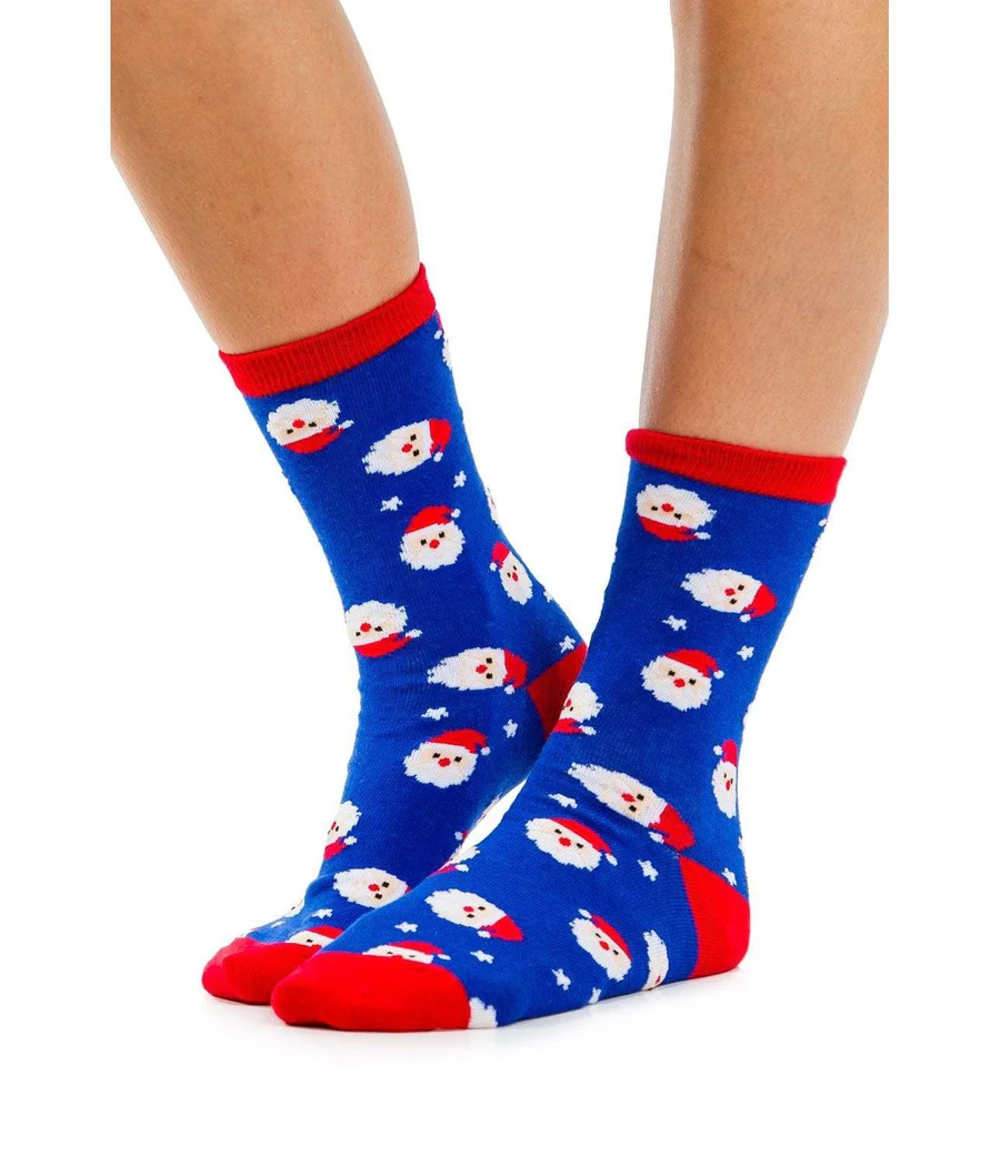 Women's Santa Socks (Fits Sizes 6-11W) - Image 2