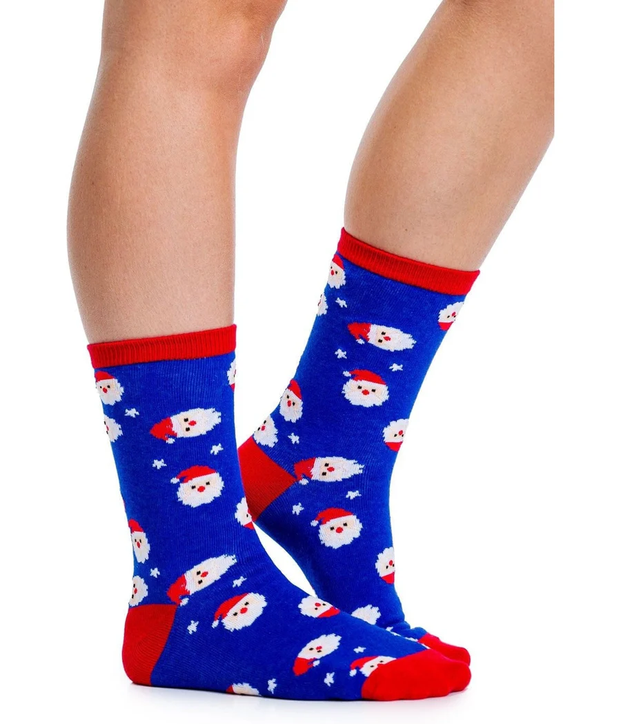 Women's Santa Socks (Fits Sizes 6-11W) - Image 3